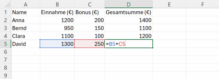 Einfache Formeln in Excel: So meisterst du die Basics schnell!